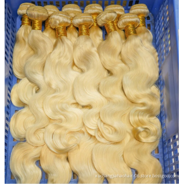 613 Blonde Virgin Human Hair Bundles With Closure, 613 hair color blonde Bundles With Frontal wholesale